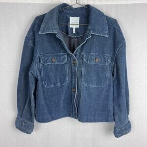 Avec Les Filles Blue Corduroy Jacket